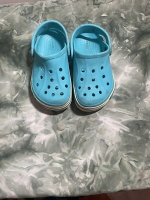 Crocs Juvenil Talla 9 Azul Teal Aqua Niño Sandalias Agua Zapatos Sandalias Zuecos. Foto 1 de 4