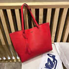 The Trendy Tassel Decoration Underarm Tote Bag With Large Capacity Bucket Ba  GF