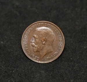 UK Farthing 1925 George V KM# 808 Sp# 4059/60 - Picture 1 of 2