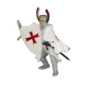 Cruzado con Casco Rojo - 3.5" de Alto - Papo Figuras de Acción Caballero #39757 Nuevo en Caja - Imagen 1 de 1