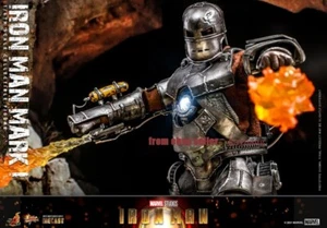 Figura de acción modelo de juguete modelo Iron Man Mark I escala 1/6 Hot Toys MMS605D40 Iron Man - Imagen 1 de 19