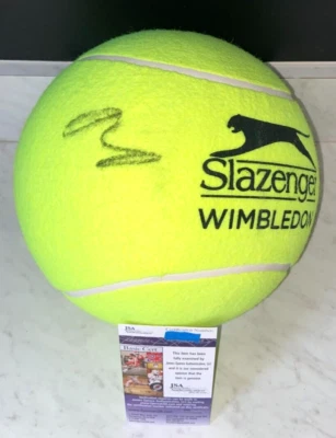 ANDY MURRAY FIRMADO SLAZENGER WIMBLEDON JUMBO 10" PELOTA DE TENIS US OPEN 2012 JSA Foto 1 de 2