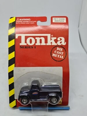 Camioneta pickup Tonka Serie 1 Die Cast Metal Azul Marino Vehículo Maisto 1998 Nuevo en Paquete Foto 1 de 4