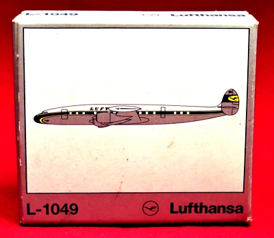 Schabak Lufthansa L-1049 Lockheed Super-Constellation 1:600 Scale Made in German - Image 1 of 4