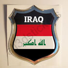 Sticker Iraq Emblem 3D Resin Domed Gel Iraq Flag Vinyl Decal Car Laptop