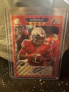 2021 Leaf RC Signature Justin Fields /75 PA-JF1 - Picture 1 of 4