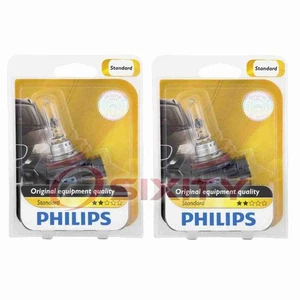 2 pc Philips High Beam Headlight Bulbs for Audi A4 A4 Quattro Allroad rj - Picture 1 of 5
