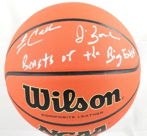 Jim Calhoun Jim Boeheim Autographed NCAA Wilson Basketball - Beckett W Hologram - Picture 1 of 4