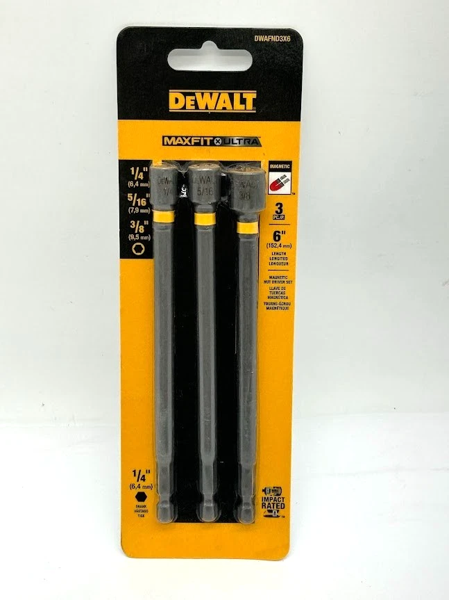 Dewalt 6 in. Magnetic Nut Driver Set (3-Piece) DWAFND3X6
