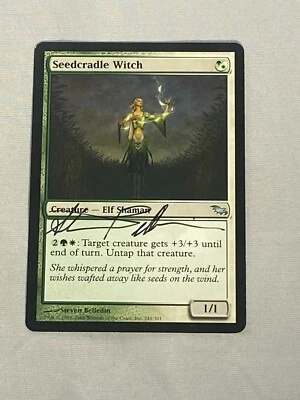 MTG Seedcradle Witch Artist Proof and Signature Signed Belledin - Image 1 of 2