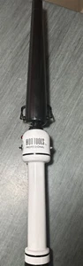 HOT TOOLS PROFESSIONAL TAPERED NANOCERAMIC CURLING WAND INSTANT HEAT WHITE BLACK - Picture 1 of 8