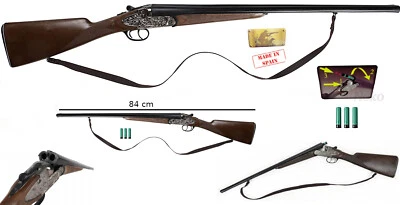 GONHER Fucile da Caccia Fucile Giocattolo Cacciatore in Metallo Cartucce Tracolla