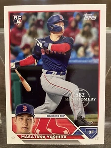 2023 Topps 582 Montgomery Club Stamped Masataka Yoshida Rookie RC #471 Red Sox - Picture 1 of 2
