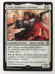 LIVIO, OATHSWORN SENTINEL Commander Legends MTG Magic the Gathering NM - Picture 1 of 1
