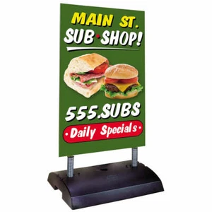 MagicMaster Springer® Ready-4-Grafiken Bürgersteig Message Board Schild | 24" B x 36" H - Bild 1 von 1