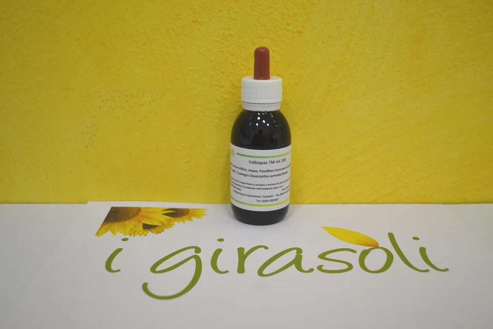 VALBIAPAS 100 ml Tintura madre di Valeriana, Biancospino, Passiflora - ESPRESSO