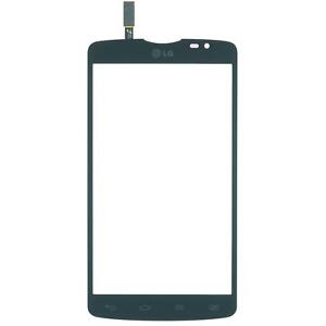 Oryginalny LG L80 D380 Podwójny ekran dotykowy DisplayGlass Szyba Digitizer czarny
