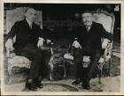 1927 Press Photo Serbian And French Foreign Affairs Signed Treaty Of Friendship.