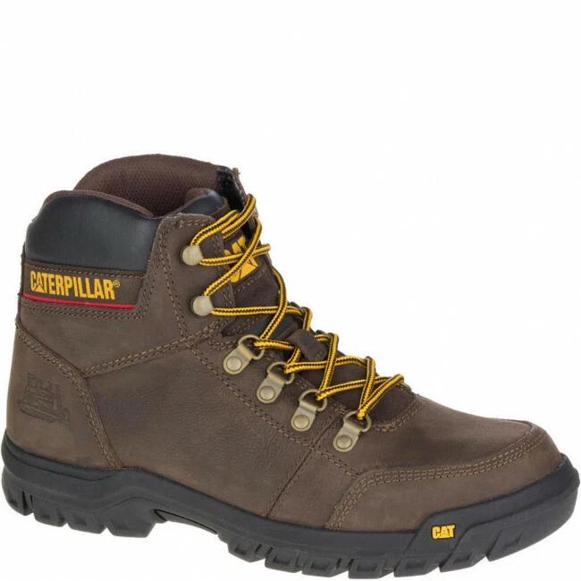 Caterpillar P74087 Outline Work Boot Soft Toe Seal Brown 10