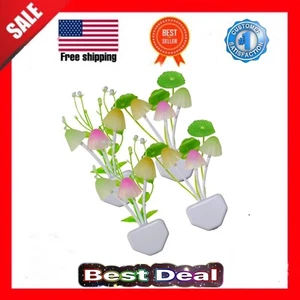 TOP QUALITY💥 4Pcs  Sensor LED Plug in Night Light Color Changing  - Picture 1 of 11