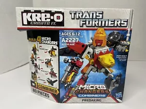 Transformers Kre-o Predaking Micro Changers Combiners A2227 Kreo 80 pieces - Picture 1 of 3