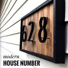 125 mm schwimmendes Haus Nummer Buchstaben große moderne Tür Alphabet Adresse