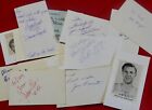 15 index card 3x5  lot autograph signed auto: includes personalizations/cuts