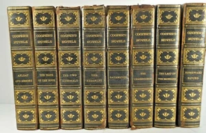 8 COOPER'S NOVELS James Fenimore Cooper Grand Format Ed. Ltd Edition STAR COPIES - Picture 1 of 9