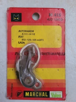 jeu de contacts rupteur A112 FIAT 124 850 125 SIMCA 1000 1100 RENAULT R4 R8 LADA - Photo 1/2