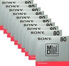 SONY Blank Recordable Mini Disc MD 80 Minutes 10 Disc set MDW80T