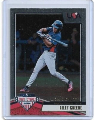 Riley Greene 2019 USA Baseball Stars & Stripes Longevity #34 - Image 1 of 2