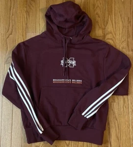 Mississippi State Bulldogs adidas Women's Fashion Pullover Hoodie Medium - Picture 1 of 1