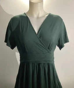 Weaczzy Kleid Damen Sommer Freizeitkleid Größe Large grün bequem stilvoll neu ohne Etikett - Bild 1 von 18