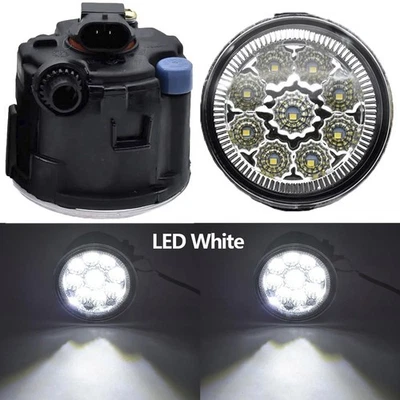 1Pair LED Front Fog Light Lamp for Infiniti G25 G37 Q70 Sedan Nissan Cube Patrol - Image 1 of 4