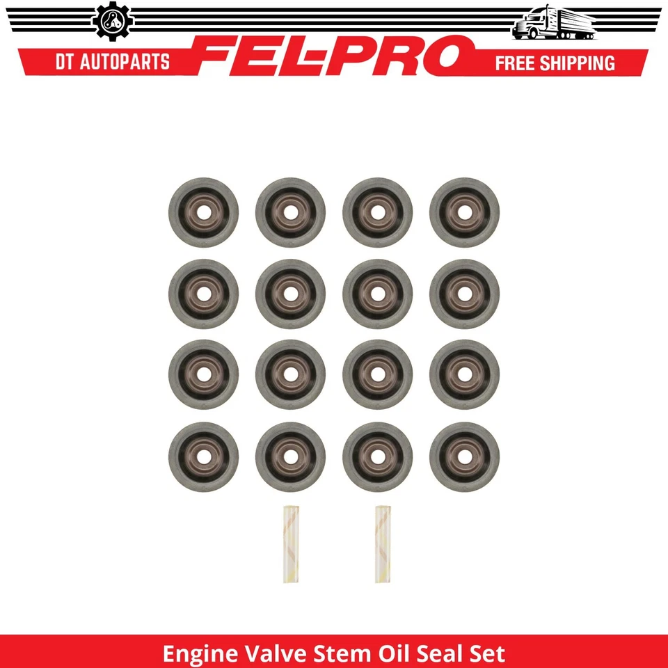 For 99-2002 Daewoo Lanos Eng Valve Stem Oil Seal Set Intake and Exhaust Fel-Pro - Image 1 of 1
