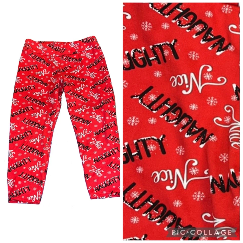 Rojo Blanco Copo de Nieve Navidad Festivo Vacaciones Travieso Bonito Estampado Forrado de Piel Sintética Foto 1 de 4