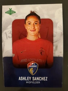 2025 Parkside NWSL Soccer - ASHLEY SANCHEZ, North Carolina COURAGE Team Card #15 - Picture 1 of 2
