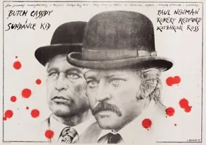 Butch Cassidy and the Sundance Kid 1983 Polish B1 Poster - Picture 1 of 1