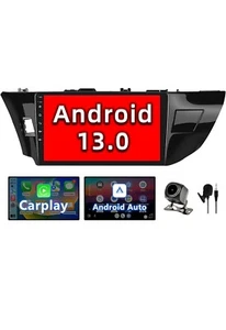Android Car Stereo Compatible with Toyota Corolla 2014-2016 10 Inch Touch Screen - Picture 1 of 12