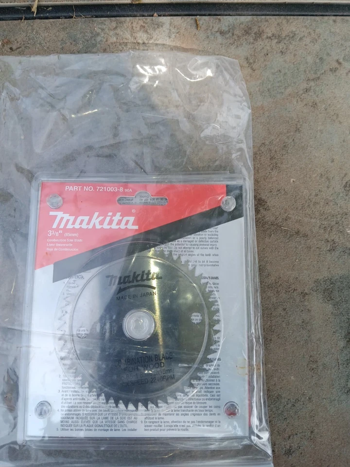 Makita 3-3/8 85 mm eje 50 721003-8 Foto 1 de 1