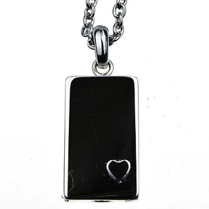 Targhetta cane commemorativa cremazione gioielli urna collana per frassino 18" catena e kit riempimento - Foto 1 di 5