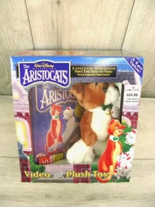 Walt Disney The Aristocats VHS Video und Plüschtier Limited Edition Box Set Vintage - Bild 1 von 10