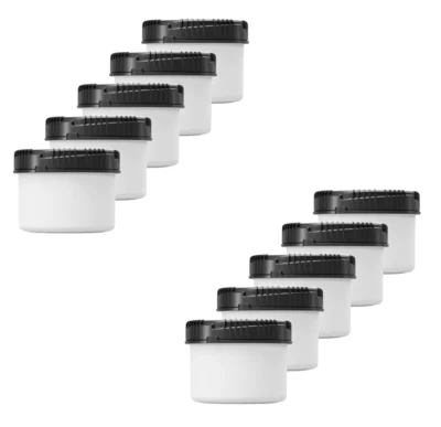 10x 500 ml Vorratsbehälter mit Schraubdeckel, Vorratsdose, Mehldose - Bild 1 von 3