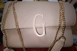 Guess new blush Pink k magnetic flap crossbody handbag - Picture 1 of 5