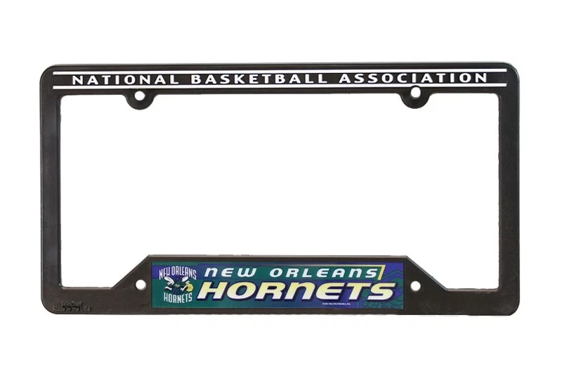 Marco de matrícula de plástico Wincraft de los New Orleans Hornets NBA  Foto 1 de 1