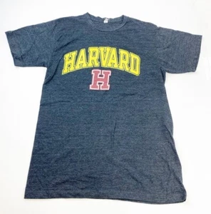 Harvard Crimson T Shirt Mens Small Gray Spell Out Short Sleeve - Picture 1 of 5