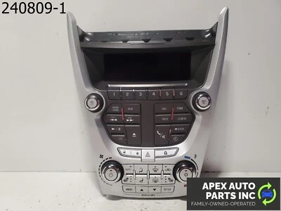 Painel de controle de rádio equipamento de áudio Chevrolet Equinox 2.4L fabricante de equipamento original 2011 - Imagem 1 de 4