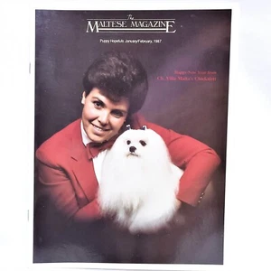 1987 "The Maltese Magazine" Jan/Feb Puppy Hopefuls Breeders AKC News Shows - Picture 1 of 5