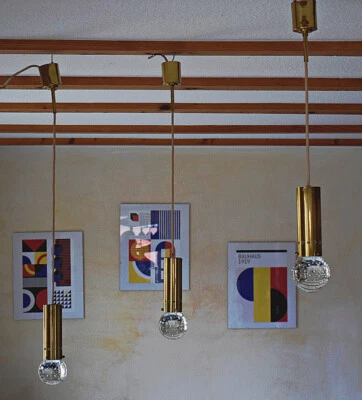 3 x Arteluce Design Bubble Glas Pendelleuchte Gino Sarfatti Archimede Seguso #B5 - Bild 1 von 4