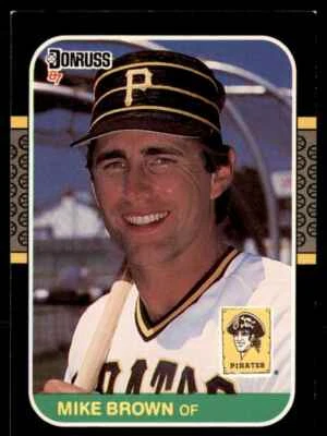1987 Donruss Mike Brown Pittsburgh Pirates #168 - Image 1 of 2
